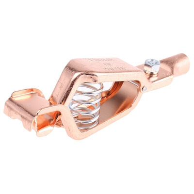 Mueller Electric Crocodile Clip, Copper Contact, 200A