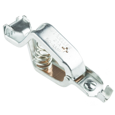 Mueller Electric Crocodile Clip, Zinc-Plated Steel Contact, 50A