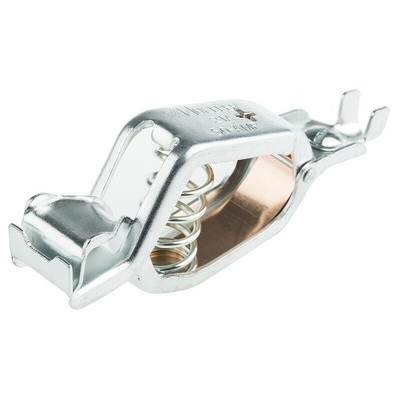 Mueller Electric Crocodile Clip, Zinc-Plated Steel Contact, 50A