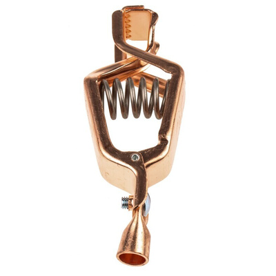Mueller Electric Crocodile Clip, Copper Contact, 100A