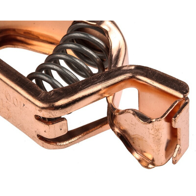 Mueller Electric Crocodile Clip, Copper Contact, 100A