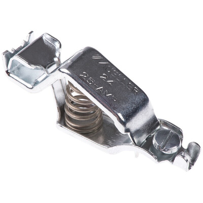 Mueller Electric Crocodile Clip, Zinc-Plated Steel Contact, 25A