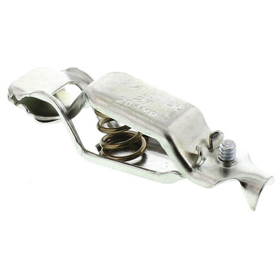 Mueller Electric Crocodile Clip, Zinc-Plated Steel Contact, 20A
