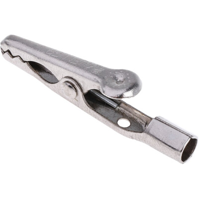 Mueller Electric Crocodile Clip, Nickel-Plated Steel Contact, 5A