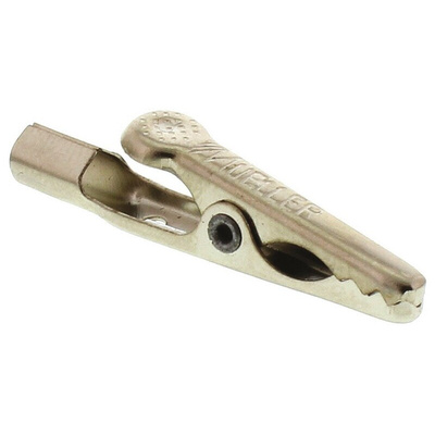 Mueller Electric Crocodile Clip, Nickel-Plated Steel Contact, 5A