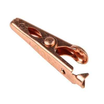 Mueller Electric Crocodile Clip, Copper Contact, 5A