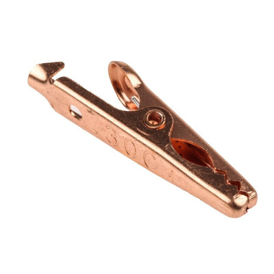 Mueller Electric Crocodile Clip, Copper Contact, 5A