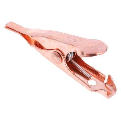 Mueller Electric Crocodile Clip, Copper Contact, 5A