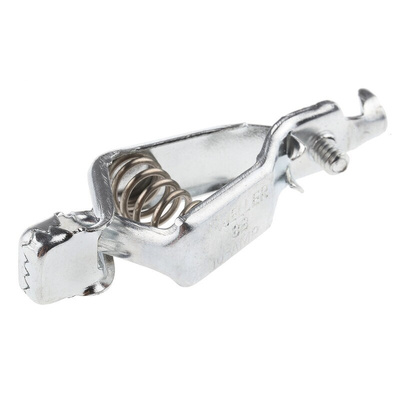 Mueller Electric Crocodile Clip, Steel Contact, 10A