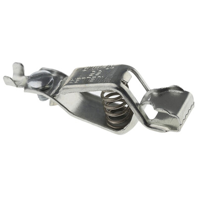 Mueller Electric Crocodile Clip, Zinc-Plated Steel Contact, 10A