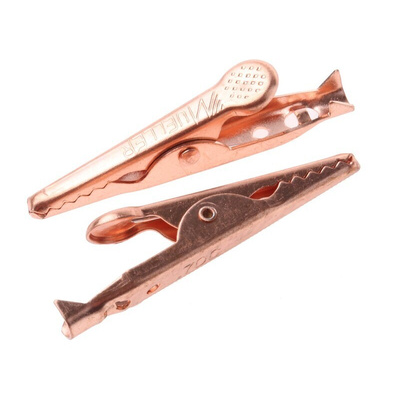 Mueller Electric Crocodile Clip, Copper Contact, 10A