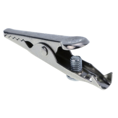 Mueller Electric Crocodile Clip, Nickel-Plated Steel Contact, 5A
