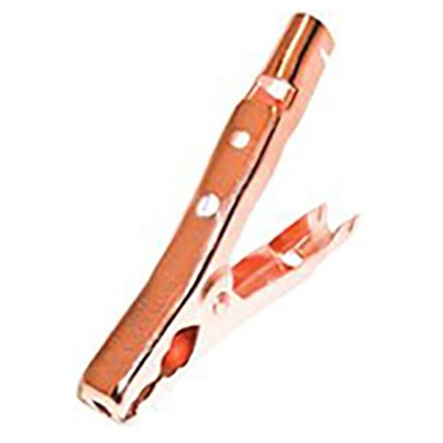 Mueller Electric Crocodile Clip, Copper-Plated Steel Contact, 200A