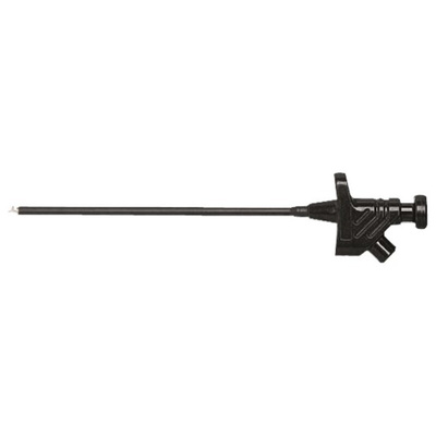 Hirschmann Test & Measurement Black Hook Clip, 10A Rating