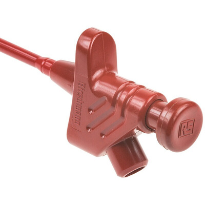 Hirschmann Test & Measurement Red Hook Clip, 10A Rating