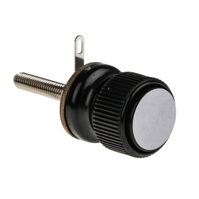 RS PRO Black Terminal Post, 3kV, 30A, M6 Thread