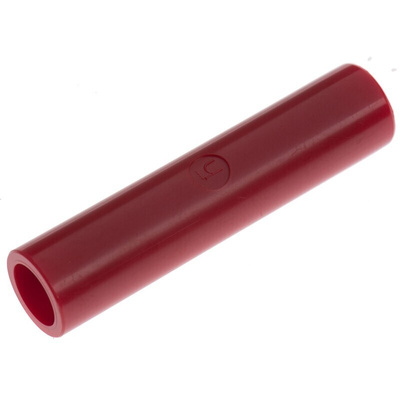 Hirschmann Red, Female Test Connector Adapter With Brass contacts and Nickel Plated - Socket Size: 4mm