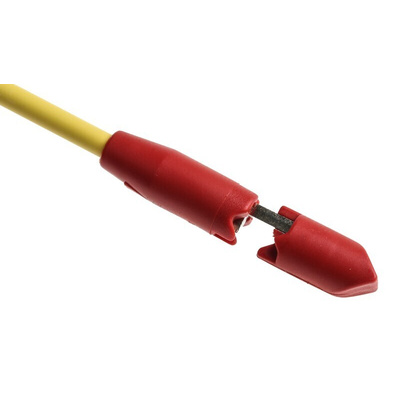 Hirschmann Test & Measurement Red Grabber Clip with Split Clamp, 10A, 1kV, 4mm Socket