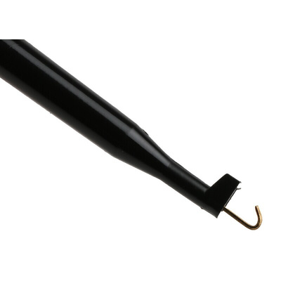 Hirschmann Test & Measurement Black Hook Clip with , 6A, 60V dc