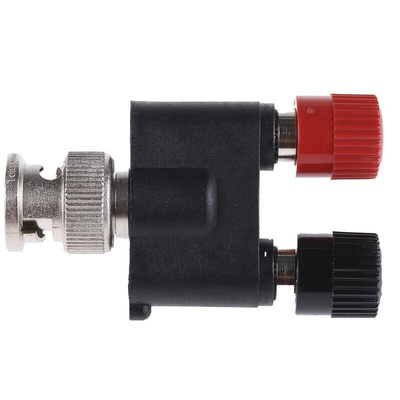 Telegartner Black, Red, Male Binding Post With Brass contacts and Gold Plated - Socket Size: 4mm