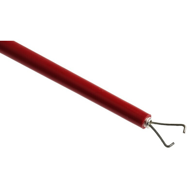 Hirschmann Test & Measurement Red Grabber Clip with Pincers, 4A, 60V dc, 4mm Socket