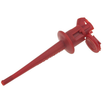 Fluke Red Mini Test Clip, 5A Rating, 2.79mm Tip Size