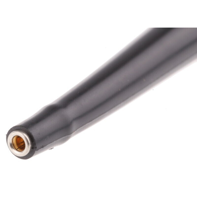 Fluke Black, Female Test Connector Adapter With Brass, Copper contacts and Gold, Nickel Plated