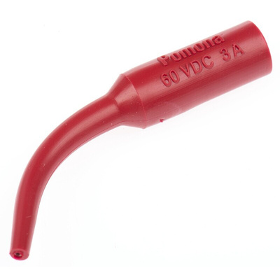 Fluke Red, Female, Male Test Connector Adapter With Brass, Copper contacts and Gold, Nickel Plated