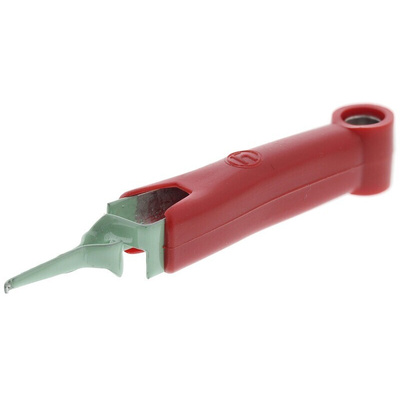 Hirschmann Test & Measurement Red Mini Test Clip, 6A Rating