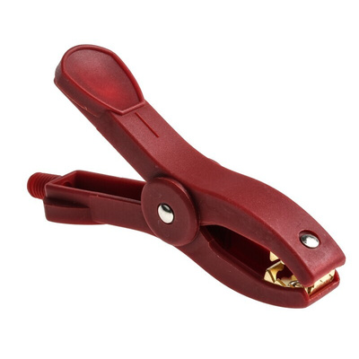 Mueller Electric Red Kelvin Clip, 50A, 25mm Jaw Opening