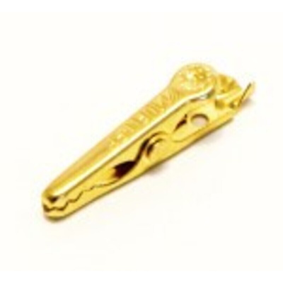 Mueller Electric Crocodile Clip, Gold Plated Steel Contact, 5A
