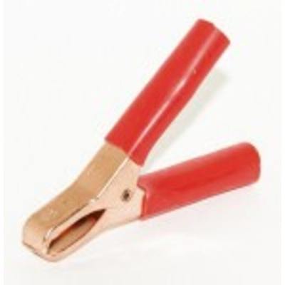 Mueller Electric Crocodile Clip, Copper Contact, 75A, Black