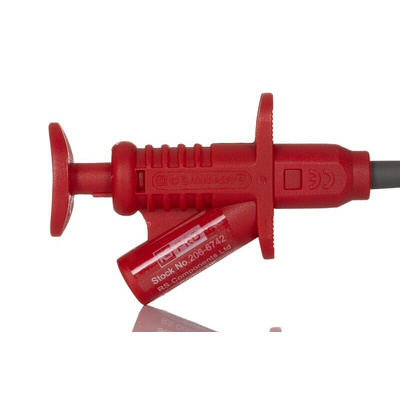 RS PRO Red/Black, 5A, 1000V, 4mm Socket