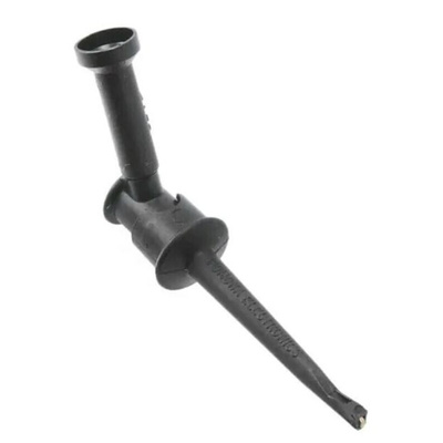 Pomona Black Hook Clip with , 5A, 60V dc