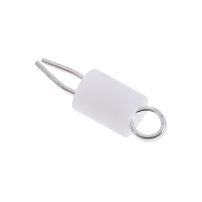 RS PRO 1mm White Terminal Post