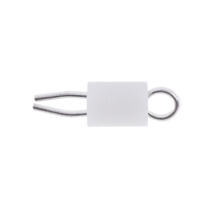 RS PRO 1mm White Terminal Post
