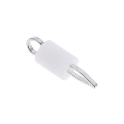 RS PRO 1mm White Terminal Post