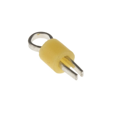 RS PRO 1.32mm Yellow Terminal Post