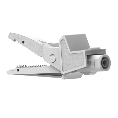 Electro PJP Alligator Clip, Nickel-Plated Steel Contact, 20A, Grey