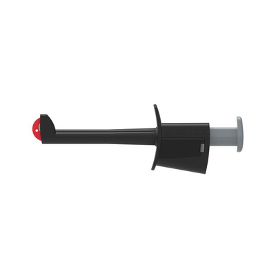 Electro PJP Black Hook Clip with , 20A, 1kV, 4mm Socket