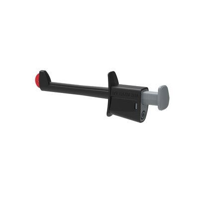 Electro PJP Black Hook Clip with , 20A, 1kV, 4mm Socket
