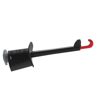 Electro PJP Black Hook Clip with , 20A, 1kV, 4mm Socket