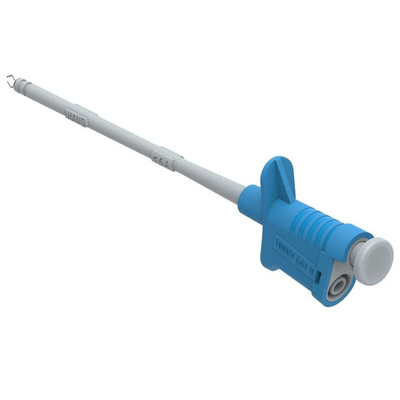 Electro PJP Blue Grabber Clip with Pincers, 6A, 1kV, 4mm Socket