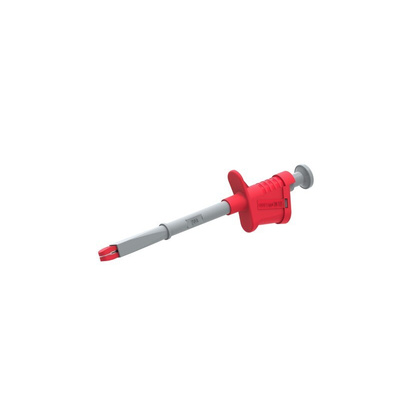 Electro PJP Alligator Clip, Nickel-Plated Steel Contact, 20A, Red