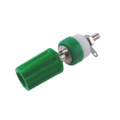RS PRO 2mm Green Terminal Post, 60V dc, 15A, 4BA Thread