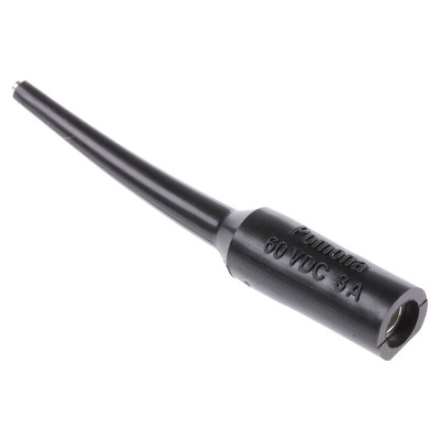 Fluke Black, Female Test Connector Adapter With Brass, Copper contacts and Gold, Nickel Plated