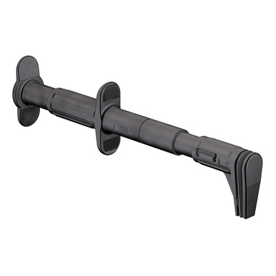 Staubli Black Grabber Clip with Right Angle Jaws, 5A, 4mm Socket