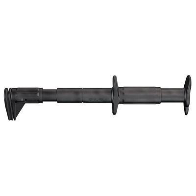 Staubli Black Grabber Clip with Right Angle Jaws, 5A, 4mm Socket