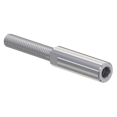 Staubli 3mm Silver Terminal Post, 55A, M4 Thread