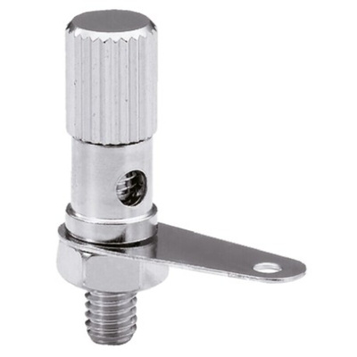 Sato Parts Silver Terminal Post, M3 x 0.5 Thread